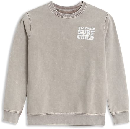 4PRESIDENT Sweater jongens - Sand - Maat 152 - Jongens trui