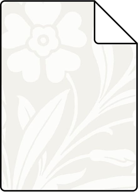 Proefstaal Origin Wallcoverings behang bloemen gebroken wit - 26,5 x 21 cm - 346635-S