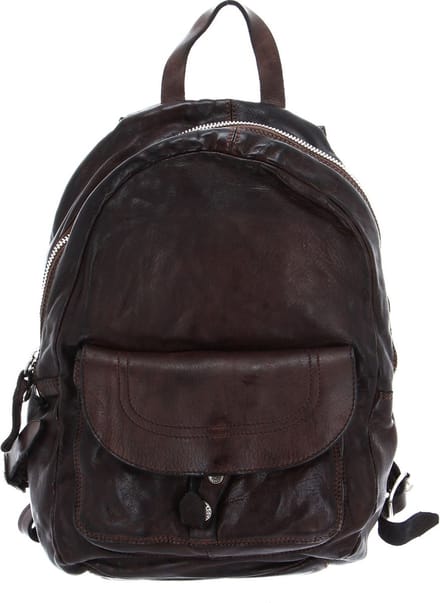 CAMPOMAGGI Leren Vrije tijd rugzak Rugzak Backpack Moro Bruine