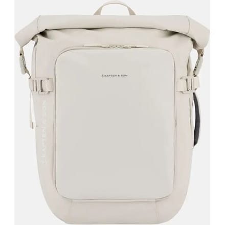 Kapten & Son Lisbon roll-top laptoprugzak sandstone