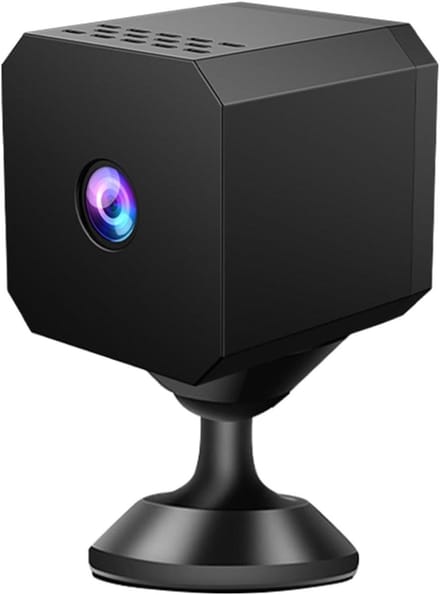 Draadloze Beveiligingscamera - Thuisbewaking Camera - Huis Bewaken - AI Bewegingsdetectie - 7 x 5 x 4 cm - Wit