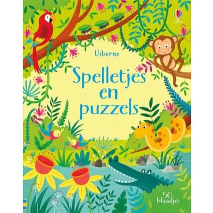 Usborne Spelletjes en puzzels - puzzelboek