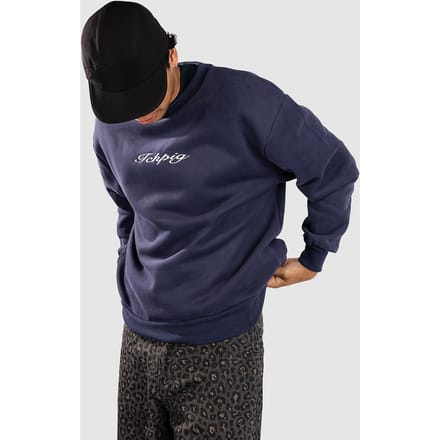 ICHPIG Legacy Script Crew Sweater blauw
