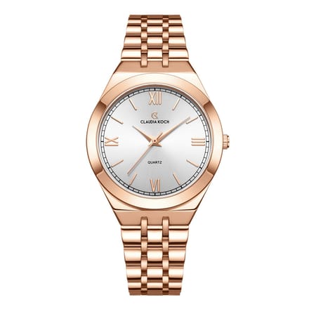 CK Grace – Rosegold with Silver Dial - ClaudiaKoch Watches CK 1273