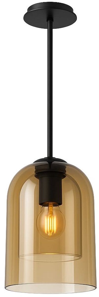 Toolight App1704-1Cp Hanglamp - Bruin - 15X15X22Cm