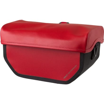 AGU Shelter Clean - Stuurtas - 5L - Rood - Waterdicht Gerecycled Polyester - KLICKfix Compatibel - Met Reflectie - Afneembare Schouderriem - Ritsbinnenvak
