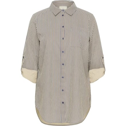 Dames tuniekblouse KAFFE Curve Nana Striped