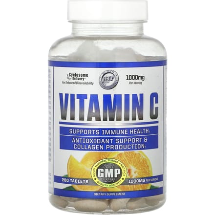 Hi Tech Pharmaceuticals, Vitamine C, 500mg, 200 comprimés