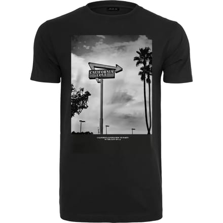 Mister Tee - California Love Heren Tshirt - M - Zwart