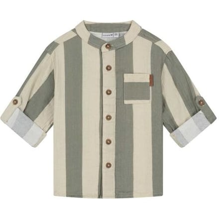 Prénatal baby blouse Light Khaki Green 68 heren