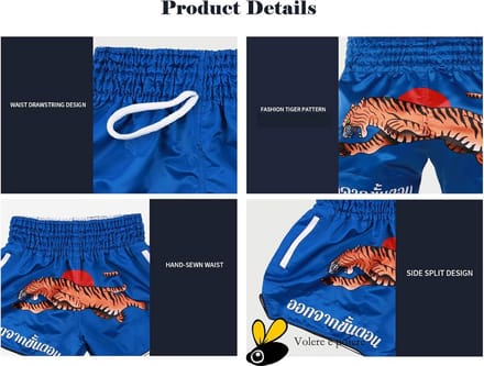 Muay Thai Shorts voor Kickboksen en MMA - Unisex Training en Workout
