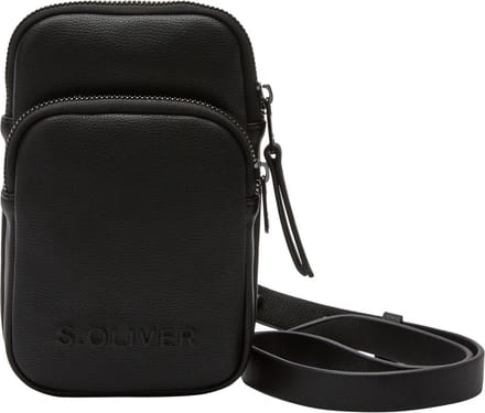 s.Oliver Schoudertas Crossbody Bag Grey / Black Zwart