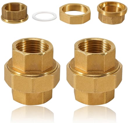 Dailygoods- Schroefverbinding 3/4 inch - Messing - Binnendraad - Afdichtend - Duurzaam - Eenvoudige installatie - Fitting