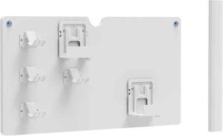 VDD Gaming - Wandplaat - Consolle opslag - Controller opslag - Game accessoires - Wit - 80 x 40 x 13,7 cm