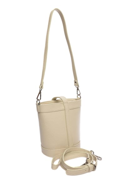 Anna Luchini Beige Rundleer Tas