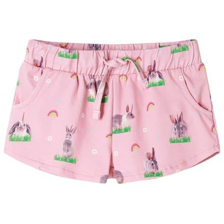 vidaXL Kindershorts met trekkoord 128 lichtroze