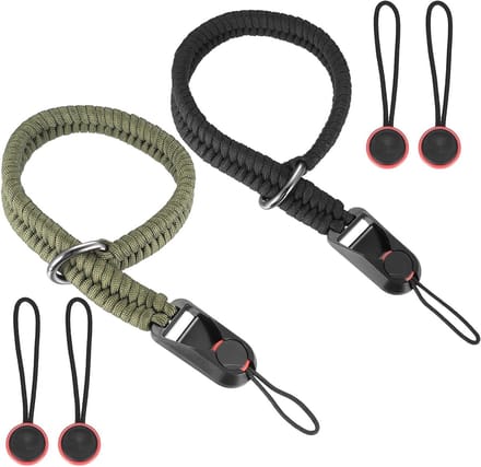 Solidchoice - 2 Pcs Snelle Bevestigingscamera Polsband met D-Ringen