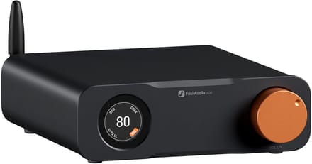 Fosi Audio  Bluetooth USB Desktop DAC ARC-ingang, ES9039Q2M Volledig gebalanceerde digitale decoder voor stereoversterker met afstandsbediening
