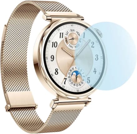Strap-it Screen protector van gehard glas - geschikt voor de Huawei Watch GT 5 - 41mm