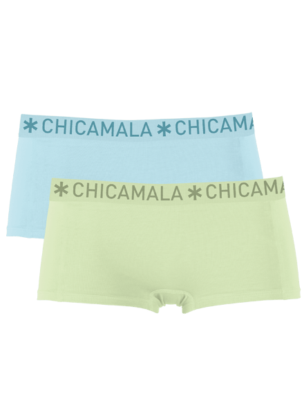 Chicamala Dames Boxershorts – 2 Pack – Ondergoed – Kleding – 95% Katoen – Normale Lengte – Dameskleding – Onderbroeken Dames