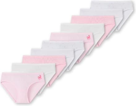 Schiesser Meisjes slips 10 pack 95/5 Kids Girls Cotton