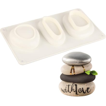 Kasseivormige Cakevorm 3D Kasseivormig Gebakvorm Siliconen Bakvorm white