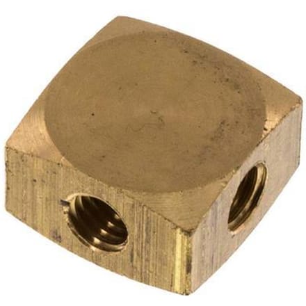 3-weg Luchtverdeler M5 Messing 16 bar (224.8 psi)
