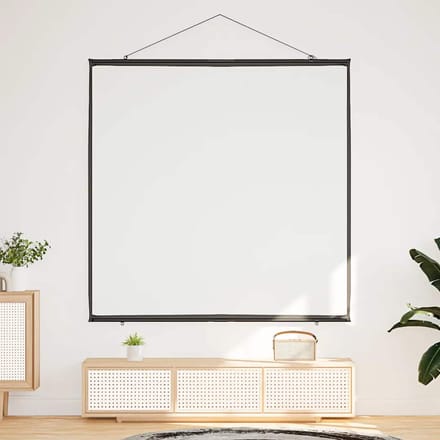 vidaXL - Projectiescherm - wandhangend - 81 - inch - 1:1