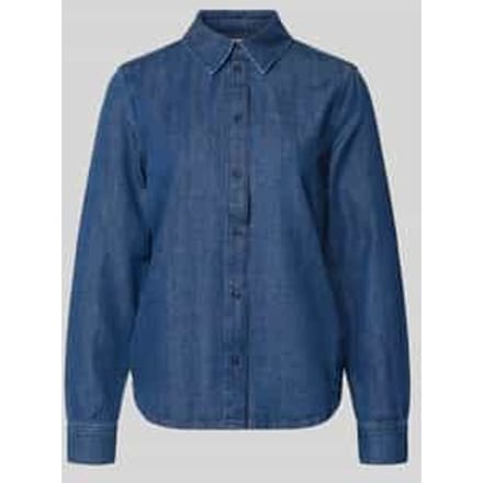 regular fit jeanshemd van mix van katoen en lyocell model 'AURELAA'
