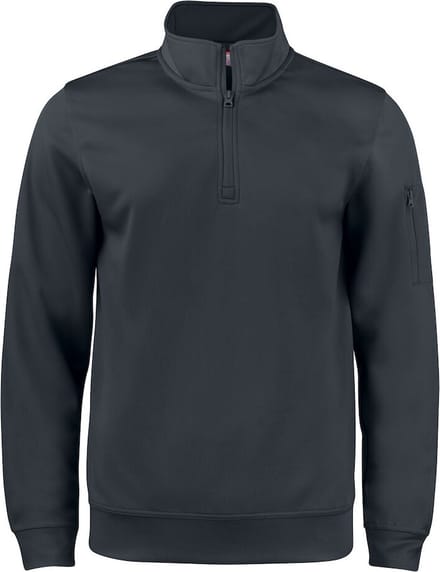 Clique Basic Active Half Zip 021013 - Zwart - S