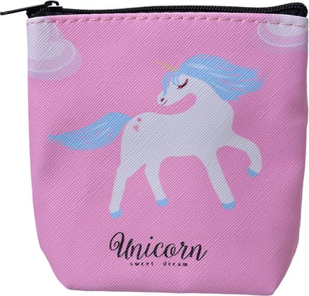 Juleeze Portemonnee 11x11 cm Roze Polyurethaan Eenhoorn