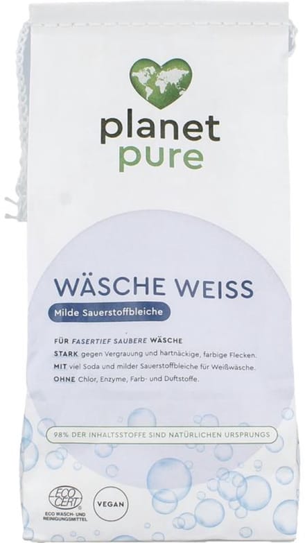 Planet Pure vlekverwijderaar poeder voor de witte was 450 g