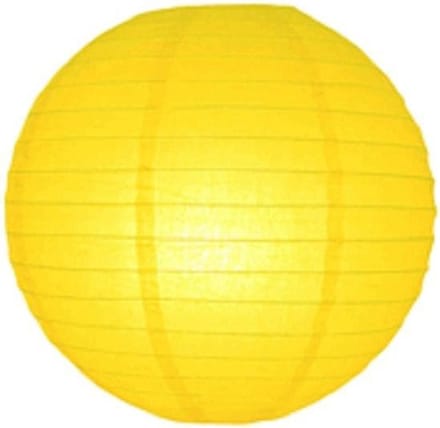 Lampion geel 75 cm