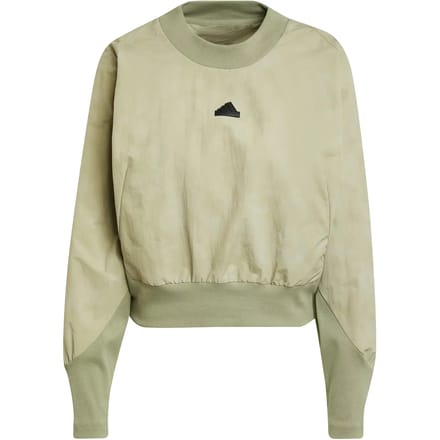 Adidas Z.n.ewoven Sweatshirt Groen M Vrouw