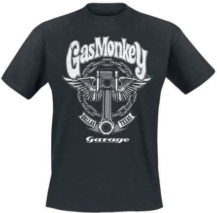 Gas Monkey Garage Big Piston Heren T-shirt - zwart - XXL