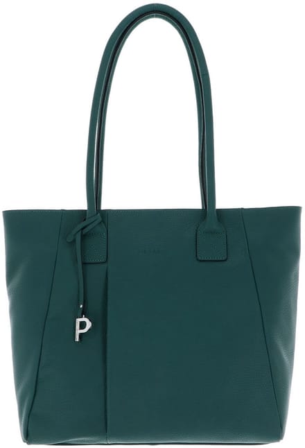 PICARD Leren shopper schoudertas Pure Shopper Smaragd donkergroen