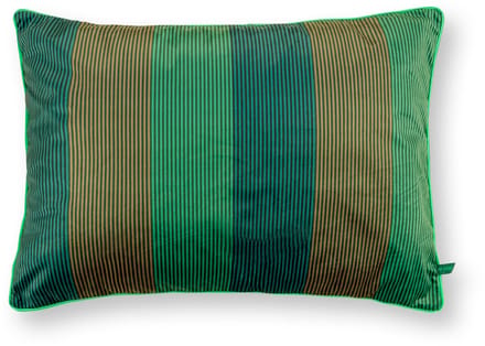 Pip Studio Sierkussen Multi Stripe - Kussen voor de Woonkamer - Groen - 50x70cm