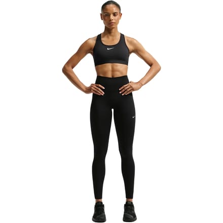 Nike One Leggings Dames - Zwart - Maat 42 - Katoen Jersey