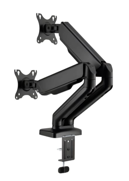 SBOX Flex LCD-S024-2 | Verstelbare Monitor-bureaubeugel | Tot 32" | Max 9kg | VESA 100x100 | 2 Monitoren