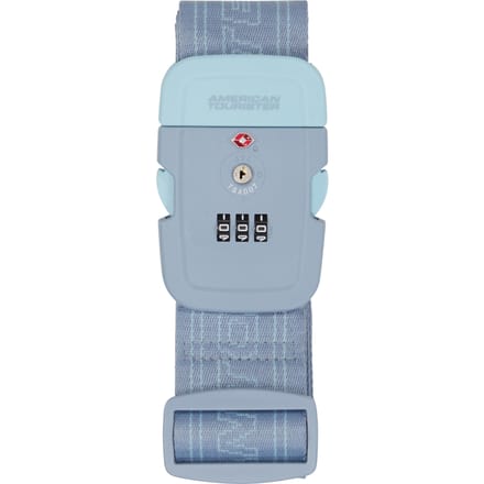 American Tourister Luggage Strap Kofferriem/TSA-slot Stone Blue/Blue
