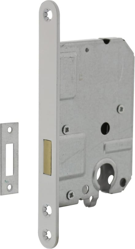 Intersteel Woningbouw cilinder kastslot 55 mm wit