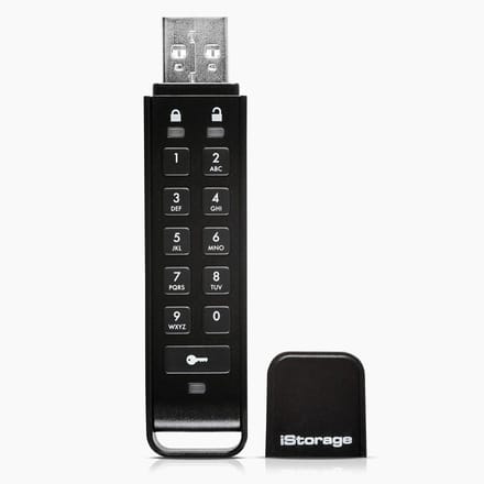 Beveiligde USB Stick - Data Opslag - Persoonlijke Bestanden - Hardware Encryptie - 64 GB - Zwart