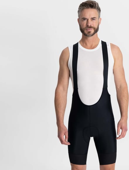 Rogelli Power Heren Korte Fietsbroek - Zeem - Bretels - Zwart