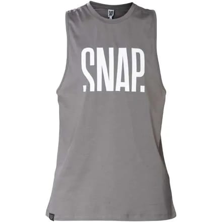Snap Climbing Loose Logo Mouwloos T-shirt Grijs L Vrouw