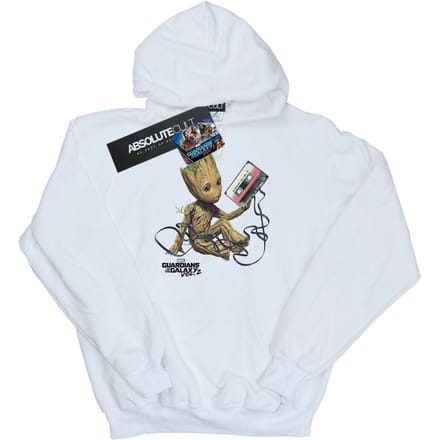Marvel Jongens Guardians Of The Galaxy Groot Tape Hoodie (Wit)