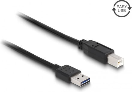 Easy-USB2.0 kabel USB-A - USB-B - 1 meter