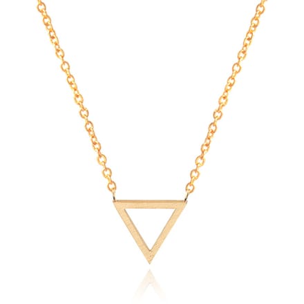 Hippe dames ketting Triangle Rose