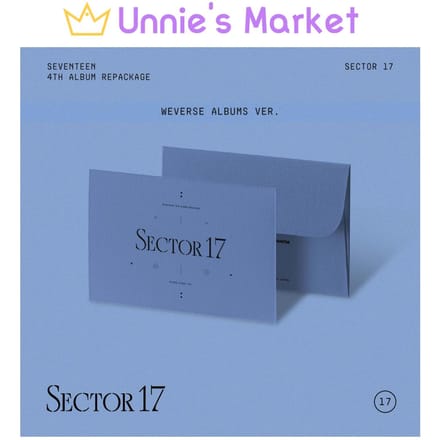 SEVENTEEN 4e Album Repackage SECTOR 17 Weverse Albums ver. Normal gray