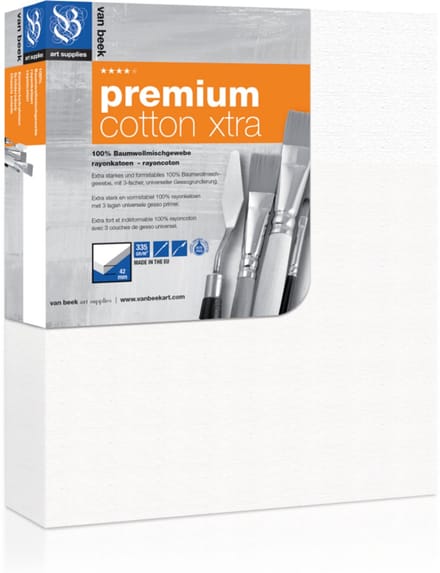 Van Beek Premium Katoen Xtra Schildersdoek 30X30Cm Per Stuk