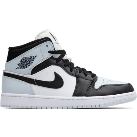 Jordan Aj1 Mid Sneakers Heren - Zwart - Maat 41 - Leer, Synthetisch